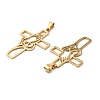 201 Stainless Steel Pendants STAS-K310-01B-G-2