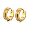 Fashionable 201 Stainless Steel Hoop Earrings FS-WGC0DED-03-2