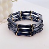 Acrylic Bamboo Joint Beaded Bracelets for Women FS-WG26A21-16-1