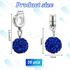 30Pcs Large Hole Alloy European Dangle Charms PALLOY-PH0022-34-2