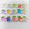 90Pcs 15 Colors Acrylic Pendants PALLOY-AR00026-2