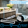 100Pcs Transparent Acrylic Sheets FIND-GA0007-20C-4