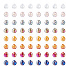 400Pcs 8 Style Electroplate Glass Beads Strands EGLA-BY0001-02-3