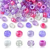 8 Styles Plastic Pearlized Beads KY-FS0001-21A-1