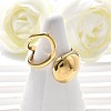 304 Stainless Steel Cuff Rings for Women RJEW-A063-01A-G-2