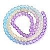 Transparent Glass Beads Strands GLAA-E036-07M-3