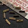 Iron Ribbon Crimp Ends IFIN-S008-AB-NF-5