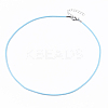 Waxed Cotton Cord Necklace Making MAK-S032-1.5mm-B08-2