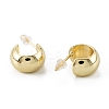 Brass Stud Earrings ZIRC-P088-05G-2