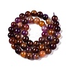Dyed Natural White Jade Beads Strands G-T138-8mm-210-21-2