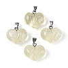 Natural Lemon Quartz Chunky Pendants G-T143-19D-1