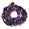 Natural Amethyst Beads Strands X-G-P497-01E-45-3