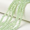 Electroplate Glass Beads Strands EGLA-A034-J6mm-T03-1