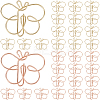 50Pcs 2 Colors Mini Iron Place Card Holders AJEW-CP0007-80-1
