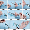 DIY Sea Aniaml Synthetic Turquoise  Alloy Earrings/Bracelets Making Kits DIY-AR0004-12-3