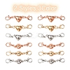 12Sets 2 Style Alloy Magnetic Clasps Converter FIND-YW0001-39-2