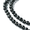 Natural Black Tourmaline Beads Strands G-F748-Y01-04-4