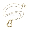 Ion Plating(IP) 304 Stainless Steel Pendant Necklace NJEW-K255-20G-4