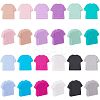 24Pcs 12 Colors Food Grade Eco-Friendly Silicone Focal Beads SIL-CA0001-20-1