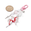 Luminous Acrylic Star Pendant Decoration HJEW-JM01443-01-4