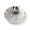 Tibetan Style Alloy Brooches JEWB-O016-02AS-2