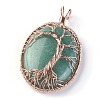 Natural & Synthetic Mixed Stone Big Pendants G-G771-C-3