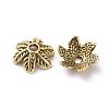 Tibetan Style Bead Caps TIBEB-LF9396YKG-AG-LF-2