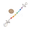 Angel Alloy & Glass Pendant Decoraton HJEW-JM02031-4