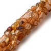 Dyed Natural Carnelian Beads Strands G-F465-22-5
