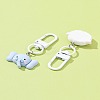 Animal Resin Pendant Decorations HJEW-FZ00014-4
