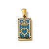 304 Stainless Steel Pendants STAS-C100-02C-G-1