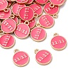Alloy Enamel Charms ENAM-C028-01G-01-1