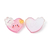 Translucent Resin Cabochons X-CRES-O006-12-2