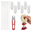 Manganese Steel Straight Sewing Embroidery Threads TOOL-OC0002-11B-1