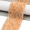 Natural Citrine(Heated) Beads Strands G-K376-B11-02-2