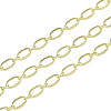 Rack Plating Brass Link Chains AJEW-Q150-06G-03-1