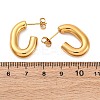201 Stainless Steel Half Hoop Earrings EJEW-C501-16G-A-2