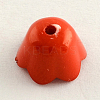 Opaque Acrylic Flower Bead Caps SACR-Q099-M45-3
