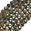 Natural Glaucophane Beads Strands G-C116-A29-02-2