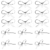 20Pcs Brass Stud Earring Findings KK-SC0008-01S-7