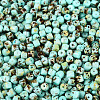 Opaque Picasso Glass Beads SEED-Q039-05A-A03-3