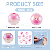10Pcs Resin Beads PACR-TA0001-33C-5