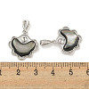 Natural Black Lip Shell Pendants KK-S386-17P-02-3