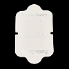 Fold Over Paper Jewelry Display Cards CDIS-M005-12-1