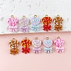 Alloy Enamel Pendants ENAM-A012-03G-1