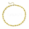 Ion Plating(IP) 304 Stainless Steel Bead Necklaces NJEW-C053-02G-1