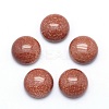 Synthetic Goldstone Cabochons G-P393-R24-12mm-1