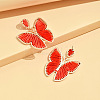 Bohemia Style Alloy & Cotton Dangle Stud Earrings FS-WG7AD97-08-1