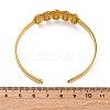 304 Stainless Steel Cuff Bangles for Women LS-BJEW-F491-01G-05-3
