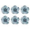 6Pcs Flower Cloth Brooches for Backpack Clothes Wedding Party JEWB-FH0002-38C-1